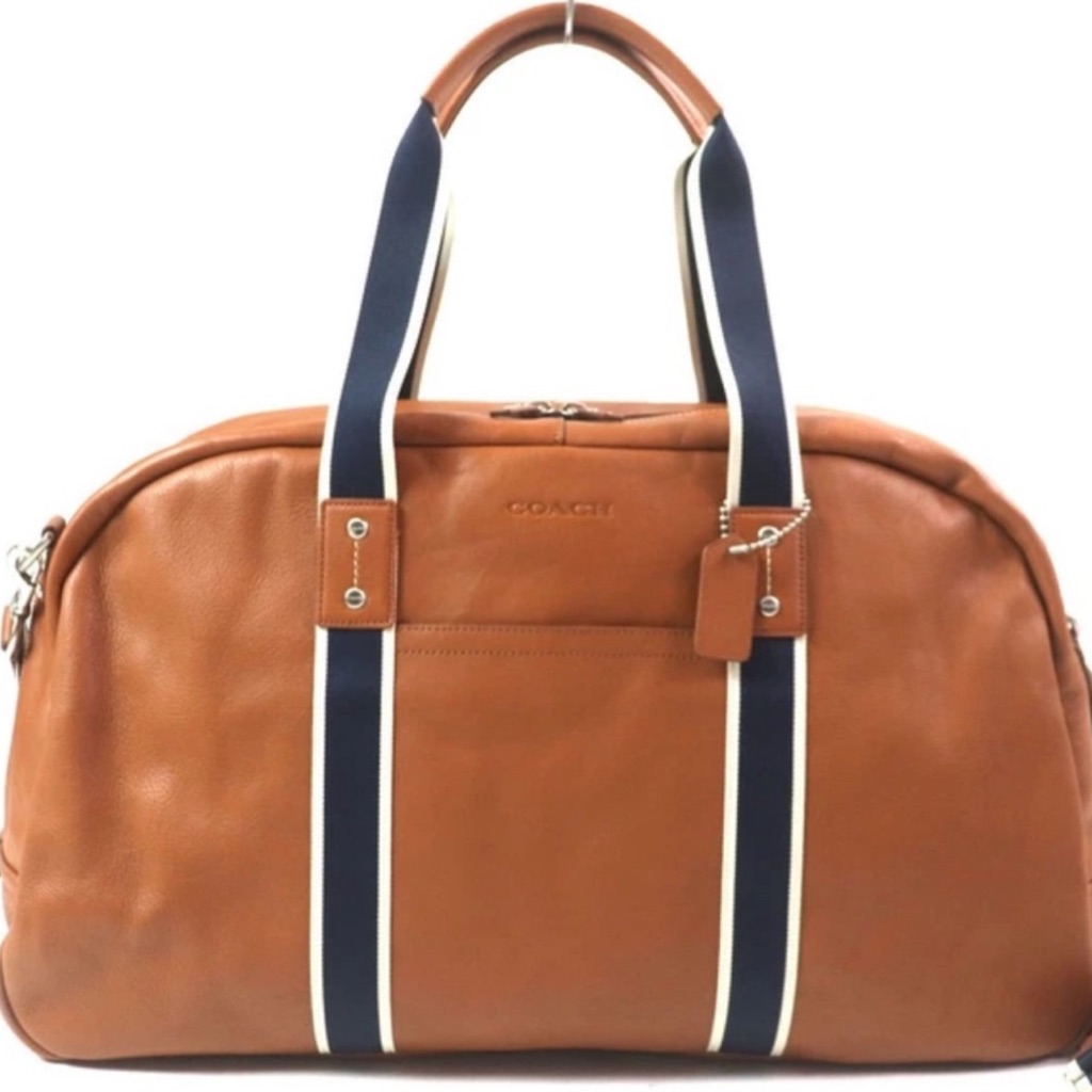 Coach Brown Leather Duffel Bag